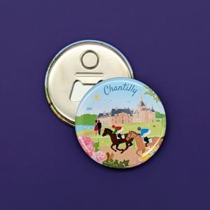 Décapsuleur pour l'office de tourisme Chantilly-Senlis