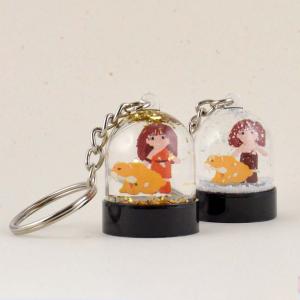 Porte-clés boule à neige  pour le musée de Carnac