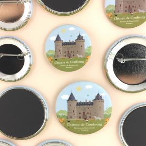 Badge 4,5cm pour le Château de Combourg