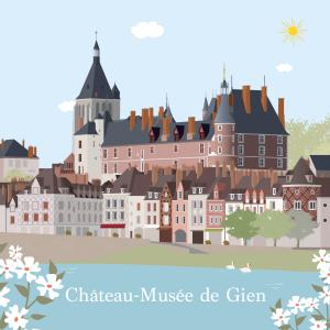 Illustration réalisée pour le Château-Musée de Gien
