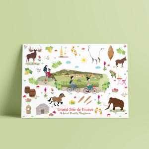 Carte postale pour Grand site de France